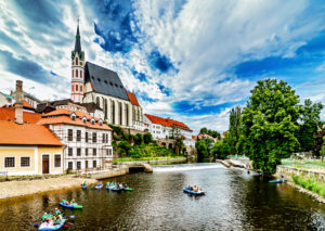 Czech Republic, Bohemia, Krumau on the Vltava Czech Republic, Bohemia, Krumau on the Vltava